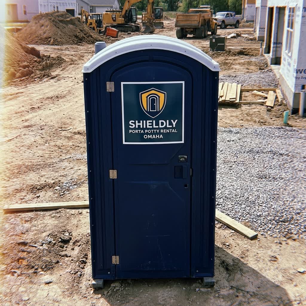 Construction site porta potty Omaha